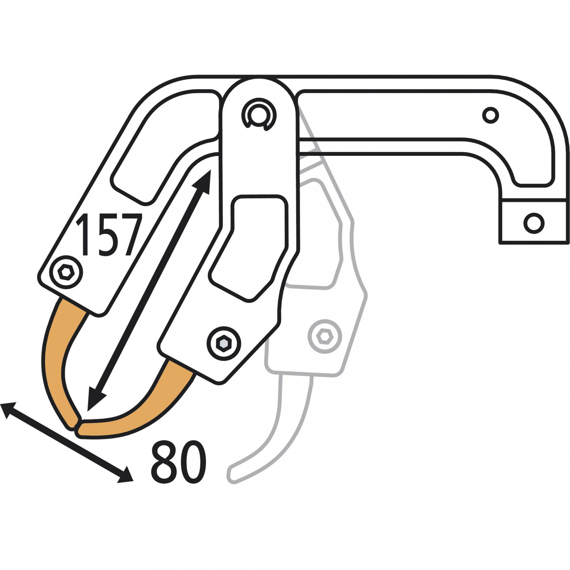 GYS RC4 ponthegesztő kar nehezen hozzáférhető helyekhez termék fő termékképe