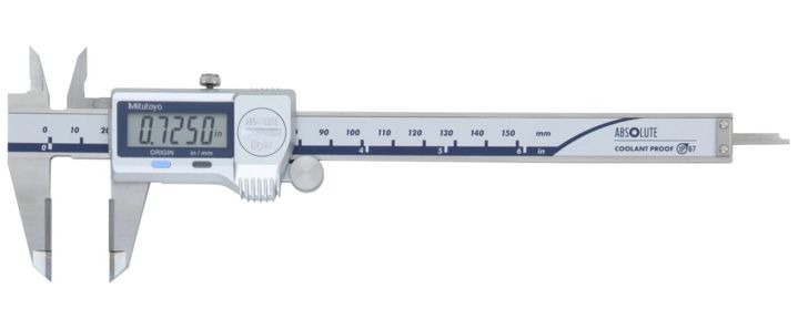 Mitutoyo ABSOLUTE Digimatic IP67 keményfém betétes digitális tolómérő, 0-6", 0.0005" (0.01 mm) (500-731-20) termék fő termékképe