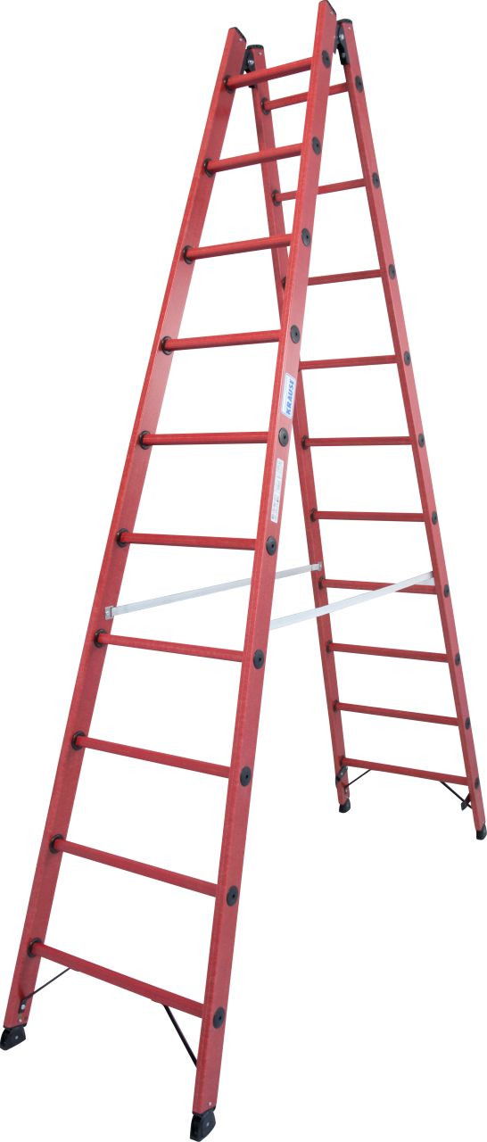 Krause Teljesen műanyag, két oldalon járható létra, 2x12 fokos termék fő termékképe