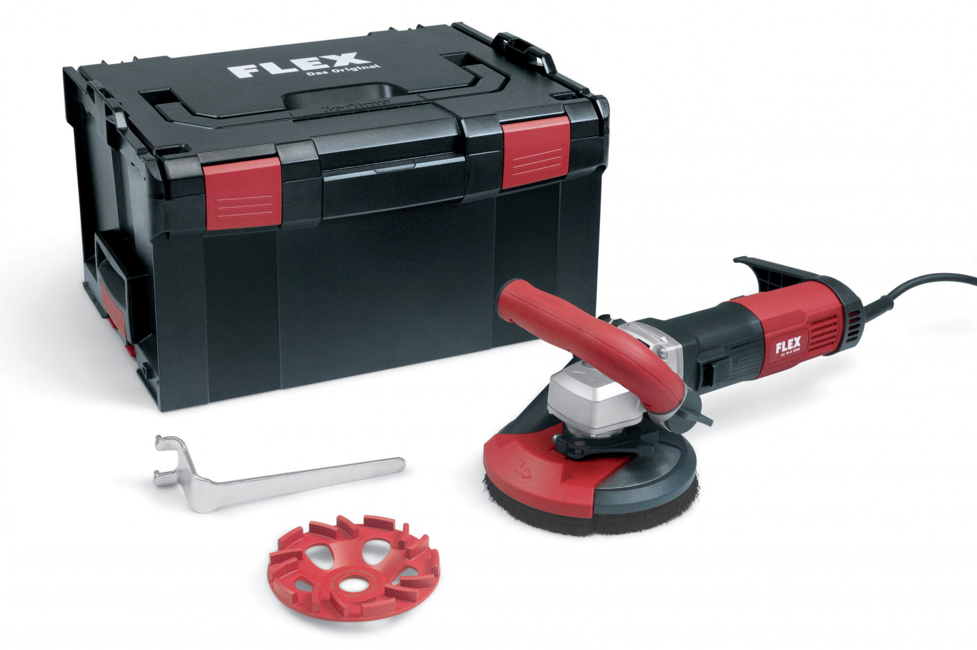 Flex LD 16-8 125 R Kit kompakt betoncsiszoló Estrich-Jet csiszoló tányérral termék fő termékképe